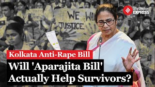 Kolkata AntiRape Bill Bengal Tabled The Aparajita Bill But Will It Help Survivors [upl. by Burlie]