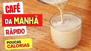 CAFÉ DA MANHÃ RÁPIDO e SAUDÁVEL É Fácil Delicioso Cremoso Rápido e Poucos Ingredientes [upl. by Koosis]