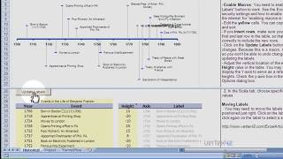 Timeline Template Demo Create a Timeline using Excel [upl. by Adel]