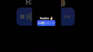 Raabta 🤞🏻shorts viralshorts youtubeshorts [upl. by Darnoc]