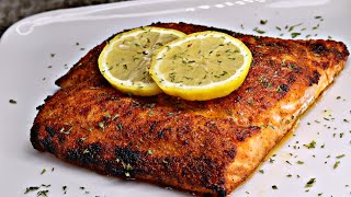 CRISPY Oven Baked Salmon Recipe [upl. by Esilegna]