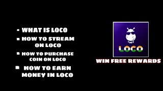 WHAT IS LOCO HOW TO STREAM ON LOCOHOW TO PURCHASE COIN FROM LOCO EXPLAINED IN MALAYALAM [upl. by Aititel]