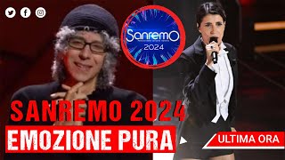 Sanremo 2024 Momenti emozionanti seconda serata [upl. by Dominica988]