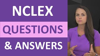 NCLEX Questions and Answers with Rationales  Next Gen NCLEX Review [upl. by Vona]