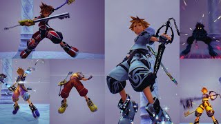 Kingdom Hearts 3  KH2 Sora with ALL Drive Forms vs Marluxia MOD [upl. by Rasaec]