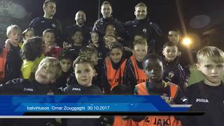 U9 Berchem Sport circuit voetbaltraining 30102017 [upl. by Anauqat]