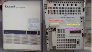 Panasonic PABX KX  T61610B  PBX Panasonic KX  T61610B [upl. by Alema225]