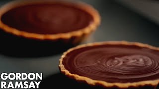 Individual Chocolate Tarts  Gordon Ramsay [upl. by Hokanson]