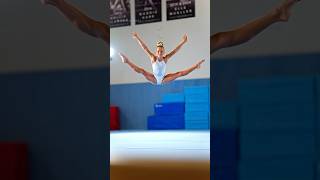 Gymnast Paisley was a blast to work with paisleygymnast gymnastics slowmotion [upl. by Asilec]