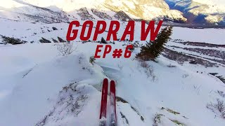 GopRaw6  Powder Day in French Alps  ski freeride valmorel [upl. by Hara]