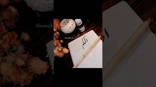 How to write alhakam in nastaleeq calligraphy shorts fyp viralvideo Calligraphyartist123 [upl. by Emeric]