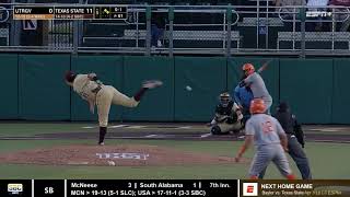 UTRGV Baseball Falls at Texas State [upl. by Lesley]