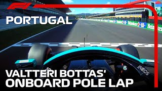 Valtteri Bottas Onboard Pole Lap  2021 Portuguese Grand Prix  Pirelli [upl. by Aihc]