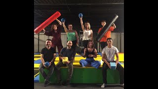 Trampoline park in Dunkerque France by Angel Playground [upl. by Anifesoj]