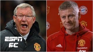 Man Uniteds Solskjaer models hairdryer treatment after Sir Alex Ferguson  Interview [upl. by Anitnelav739]