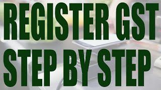 HOW TO REGISTER FOR GST HST STEP BY STEP [upl. by Zullo723]