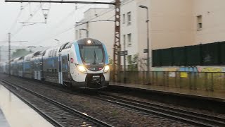 Trains At Chaville Rive Gauche  220623  Transilien Spotting Express [upl. by Nalloh]