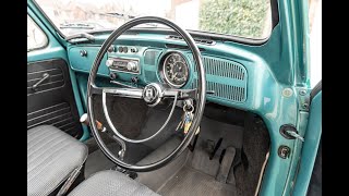 1972 VW Beetle Interior Review [upl. by Harday175]