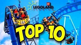 Top 10 BEST Roller Coasters at LEGOLAND Florida 2024 [upl. by Iel]