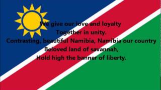 Hymne national de la Namibie [upl. by Llenahs]