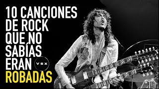 10 canciones de rock que no sabías eran robadas [upl. by Llehsyar]