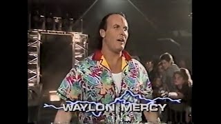 Waylon Mercy in action Wrestling Challenge Aug 20th 1995 [upl. by Nillok]