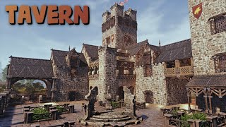 How To Build A Base With A Tavern  timelapse   Conan Exiles Age of War [upl. by Lombard867]