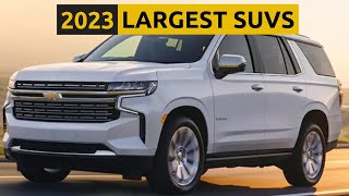 2023 LARGEST SUVs With Up To 9 Passenger Seats Review Performance EV Price in 2023 [upl. by Idden57]