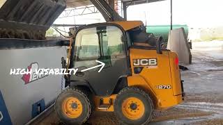 JCB 270 Skid Steer Loader in Action [upl. by Kcarb269]