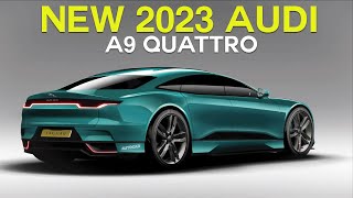 NEW 2023 Audi A9 Quattro Luxury Coupe V8 700hp in Detail 4k [upl. by Eusebio]