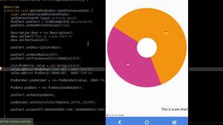 Creating a Pie Chart  Android Tutorial [upl. by Kowatch460]