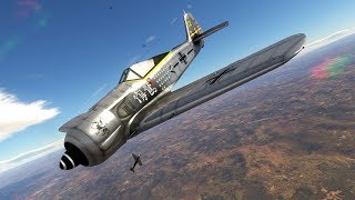 【War Thunder】Fw190A5 vs P47D27【Dogfight】 [upl. by Durkee]