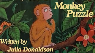 Read aloud Childrens book MONKEY PUZZLE written by Julia Donaldson author of The Gruffalo [upl. by Enyahs]