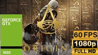 Assassins creed origins in GTX1650 1080p60FPS [upl. by Akkim]