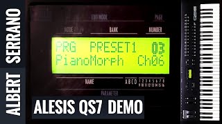 ALESIS QS7 test Piano Morph PATCH with River Flows in You cover [upl. by Suciram]