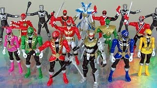 Power Rangers Action Hero Review Super Megaforce 5 inch Figures [upl. by Gabbi]