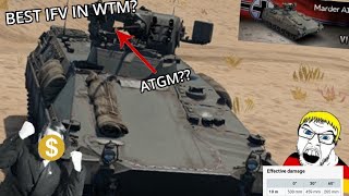 BEST IFV IN WTM ATGM Marder A1 War Thunder Mobile [upl. by Nillad]