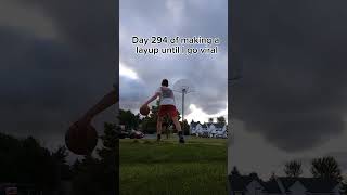 Day 294 of making a layup until I go viral basketball [upl. by Ziagos]