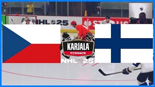 ČESKOFINSKO KARJALA CUP 2024NHL25PS5 [upl. by Olegnad]