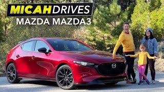 2022 Mazda3 Turbo Hatchback  Family Review [upl. by Chelsy]