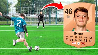 I Took 100 Shots vs The Worst Rated Goalkeeper [upl. by Abbub]