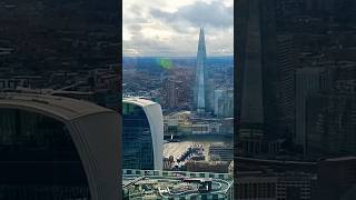 The Lookout 8 Bishopsgate 50 floors up view of London 😍 london skyscraper views lanadelreymusic [upl. by Oralee]