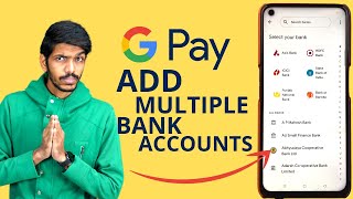 How to Add Secondary Bank Account in Google Pay  Add Multiple Bank Accounts in Gpay [upl. by Torrin819]