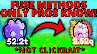 New BEST Fuse Methods on Pet Simulator X Kawaii Update Roblox [upl. by Cordell336]