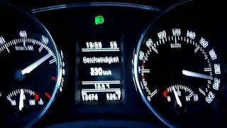 Skoda Superb 36 V6 acceleration 0240 [upl. by Nnazus]