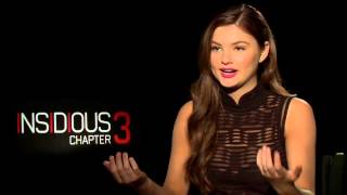 “Insidious Chapter 3” Interview with Stefanie Scott [upl. by Normi715]