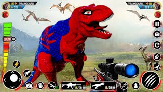 Wild Dinosaur Hunting 3D Zoo Game  Dinosaur Game  Dinosaur Game 3D – Android Gameplay [upl. by Mudenihc]