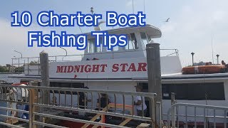 Top 10 Boat Fishing Tips  Party Boat Charter Fishing for Beginners [upl. by Nnyloj615]