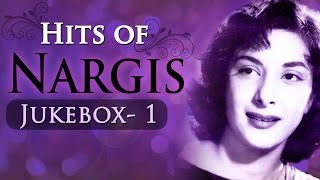 Nargis Dutt Top Songs Collection in Bollywood HD  Best Of Nargis Hits JUKEBOX  Old Is Gold [upl. by Monie]