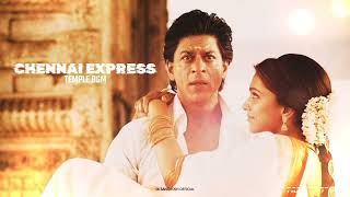 Chennai Express Temple Scene BGM  SK Santhosh Official [upl. by Esihcoc]